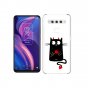 Чехол задняя-панель-накладка-бампер MyPads Кот демон для TCL Plex противоударный